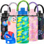 Botella agua acero inox 24-40oz con asas y correa