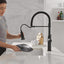 Grifo cocina comercial Rhett Pro Style 18829-DST negro mate