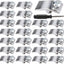 Pack 25 Clips Aluminio Ventana Tormenta 5/16pulg
