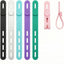 Sujetacables silicona ajustables paquete 12