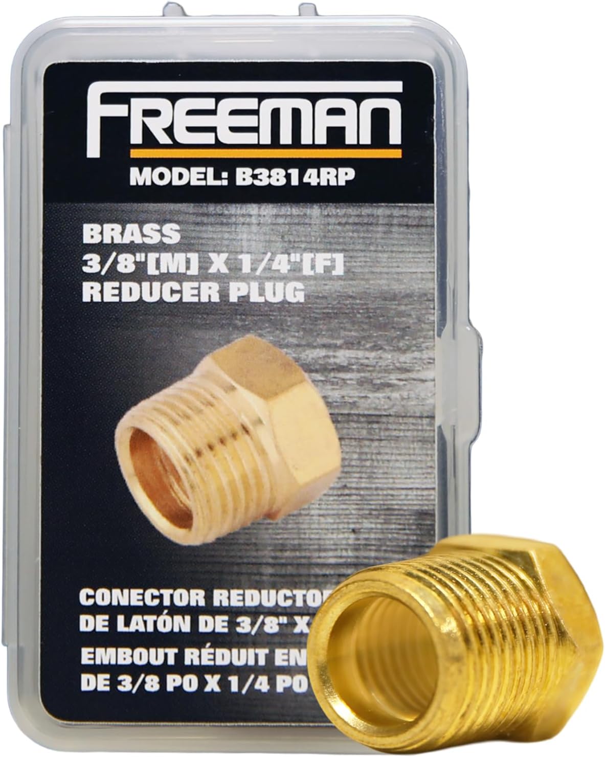 Tapón reductor latón 3/8x1/4