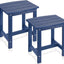 Mesa auxiliar Adirondack impermeable para patio piscina