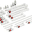 Set 29 accesorios herramientas 1/4 3/8 1/2 con bandeja foam