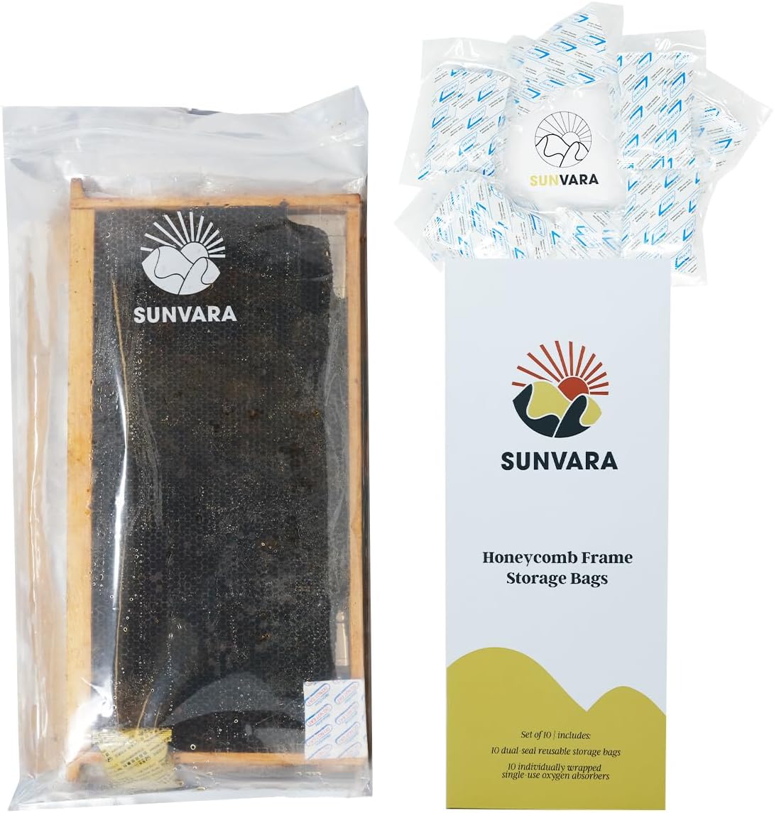 Bolsas reutiliz. para colmena de abejas 10 pzas