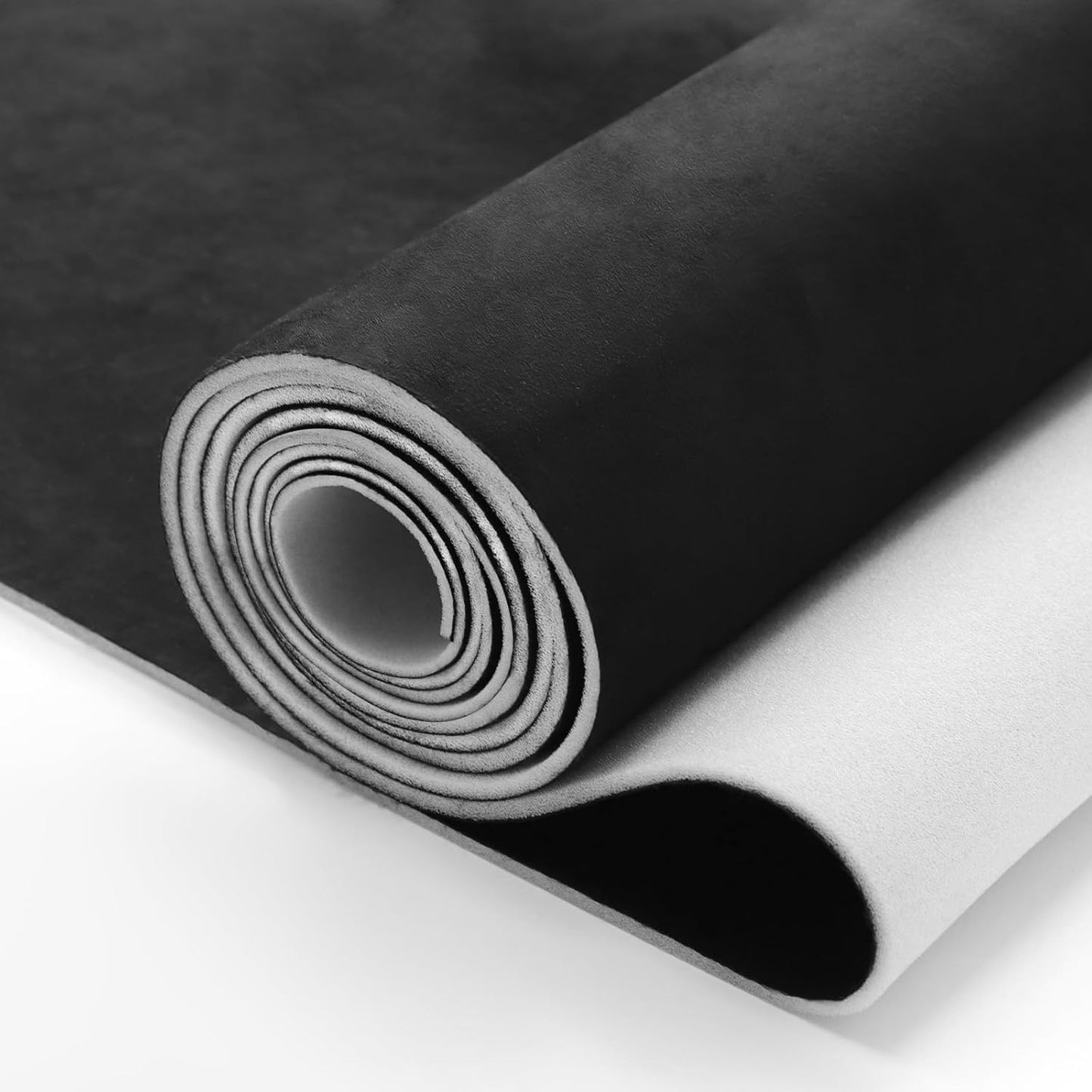 Tela gamuza negra 79x60" espuma repuesto techo