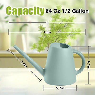 Regadera interior exterior boquilla larga 1/2gal color verde claro