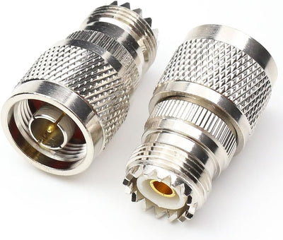 Conectores N macho a hembra UHF adaptador Pl259 a N SO239 2 pack