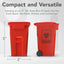 Soporte bolígrafos escritorio pack 2 color rojo amarillo