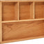 Bandeja organizadora madera nogal negro caja escritorio