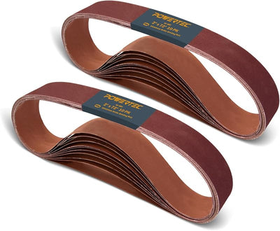 2 Correas Lijado 72" Grano 80 para Amoladora 20 Uds