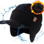Bebé Gorro Merino Lana con Flecos Impermeable