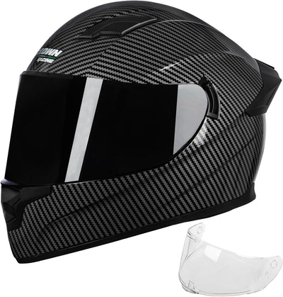 Casco motocicleta cara completa aprobado DOT F-700