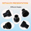 Manguera silicona auto reducer recta 76mm acoplador 3 capas