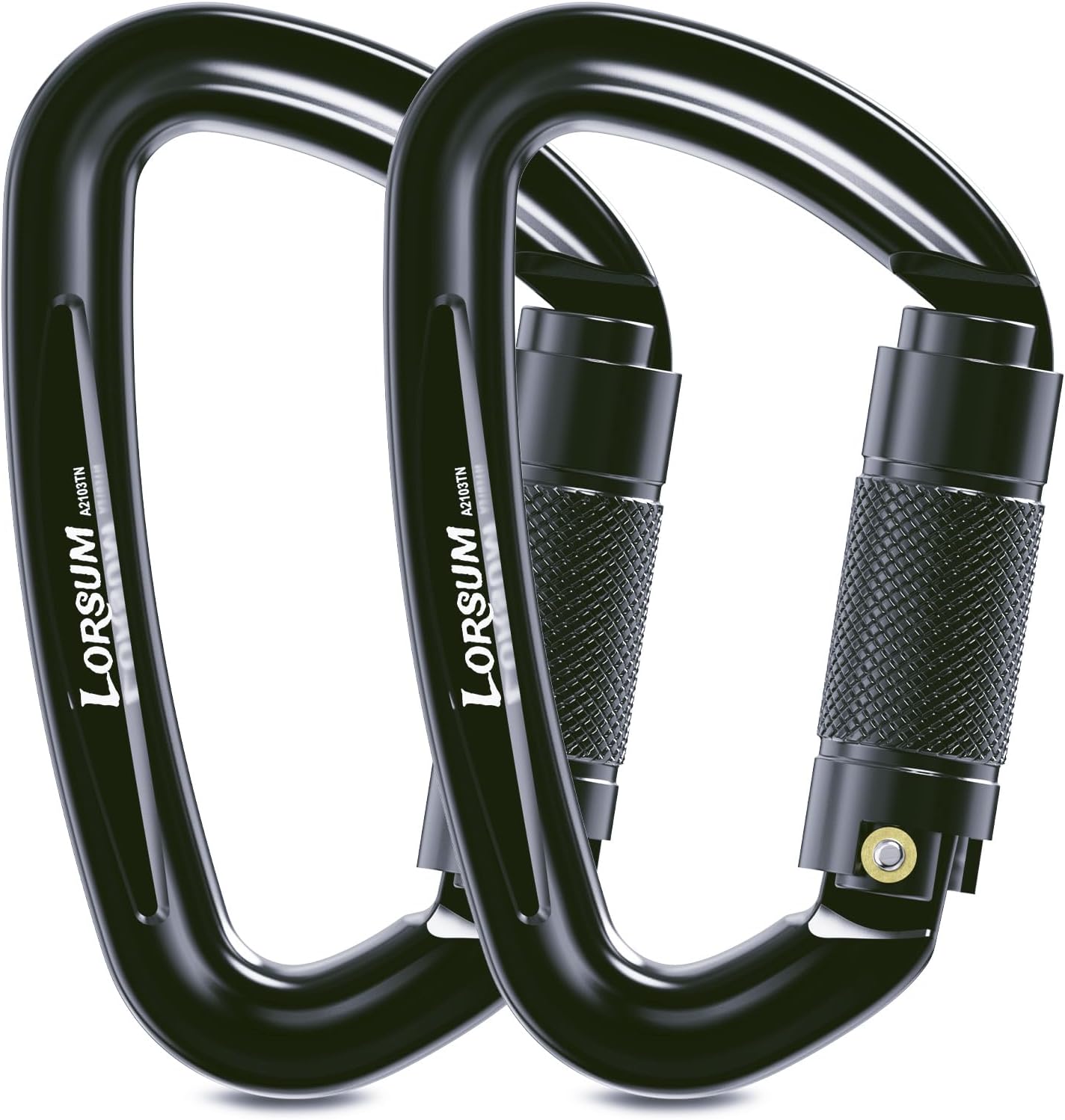 Mosquetón bloqueo automático 26kn UIAA para escalada camping