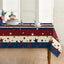 Manteles de fiesta 60x60 pulgadas con estrellas rojas y azules para Día de la Independencia