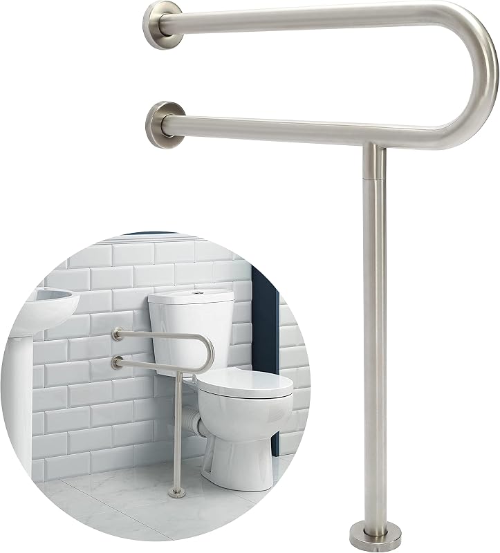 Barras agarre acero inox 304 para baño discapacitados 24x30"