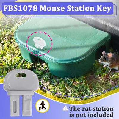 4 Llaves estación ratón FBS1078 comp EZ Klean y FBS