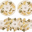Camino mesa con cuentas diseño flores 36pulg