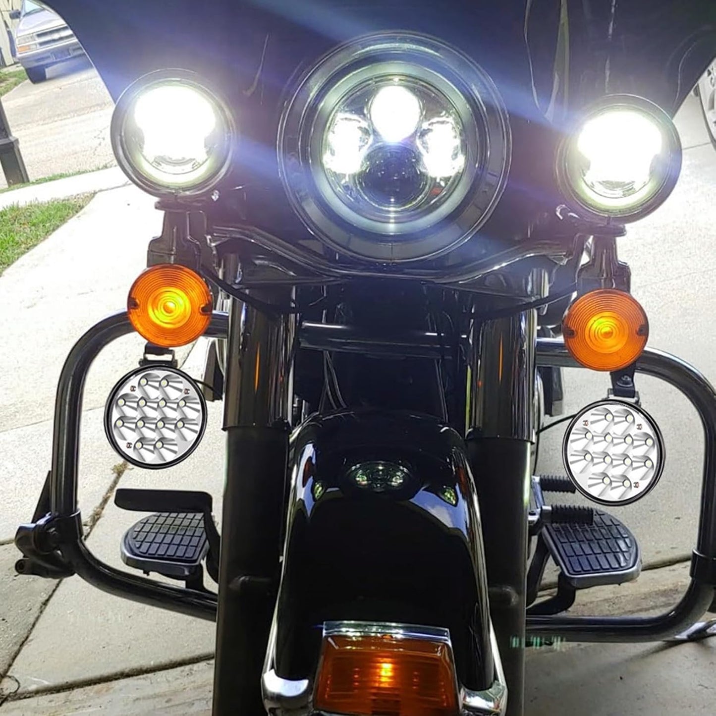 Luces LED Par46 5.75pulg cromo 36W 2 Pzas