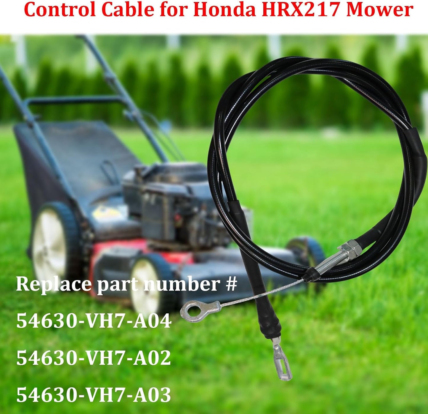 Cable control cambio transmisiónde cortacésped Honda HRX217