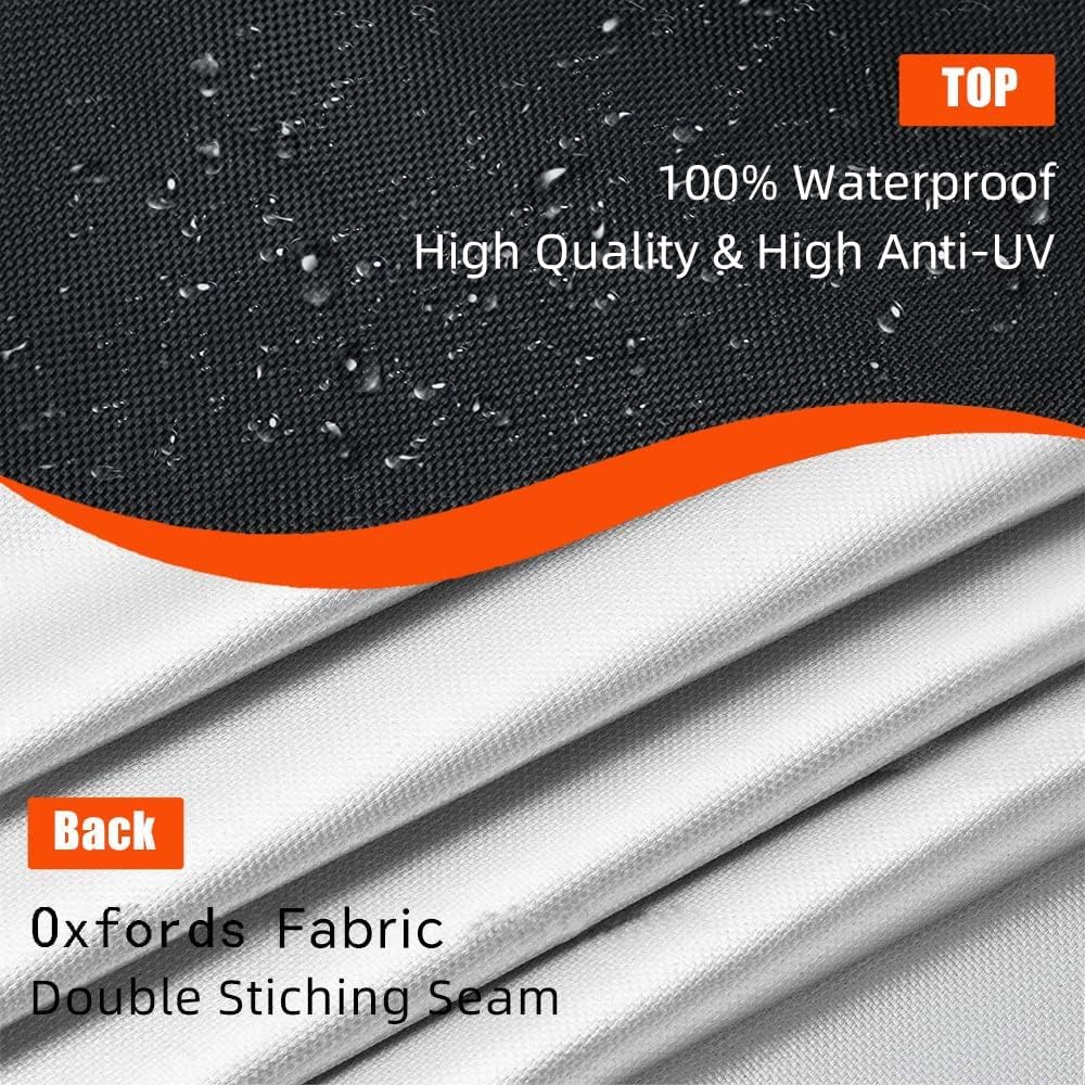 Funda mesa fogata 30x30" impermeable UV patio