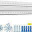 Listón francés 17.75" soporte pared espejo colgador cuadros