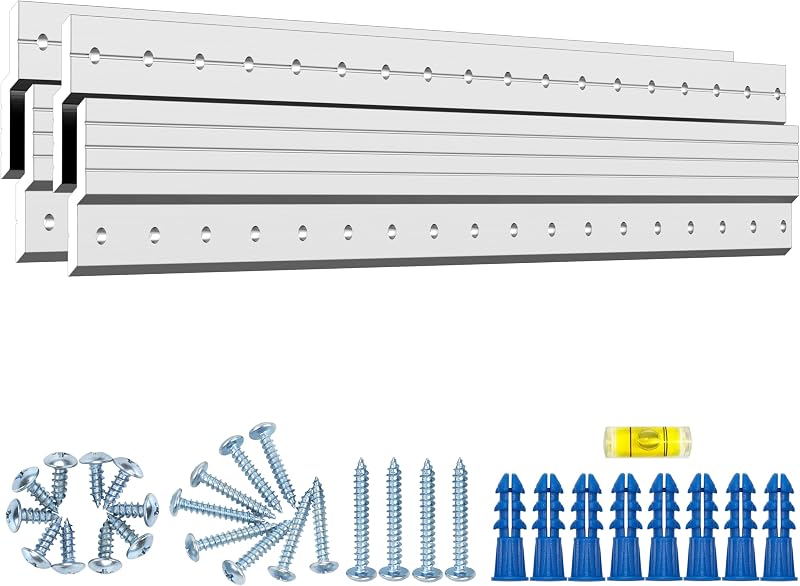 Listón francés 17.75" soporte pared espejo colgador cuadros