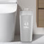 Cubo basura baño 4gal con tapa presión plástico
