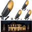 Focos exteriores bronce 12V LED impermeables árboles