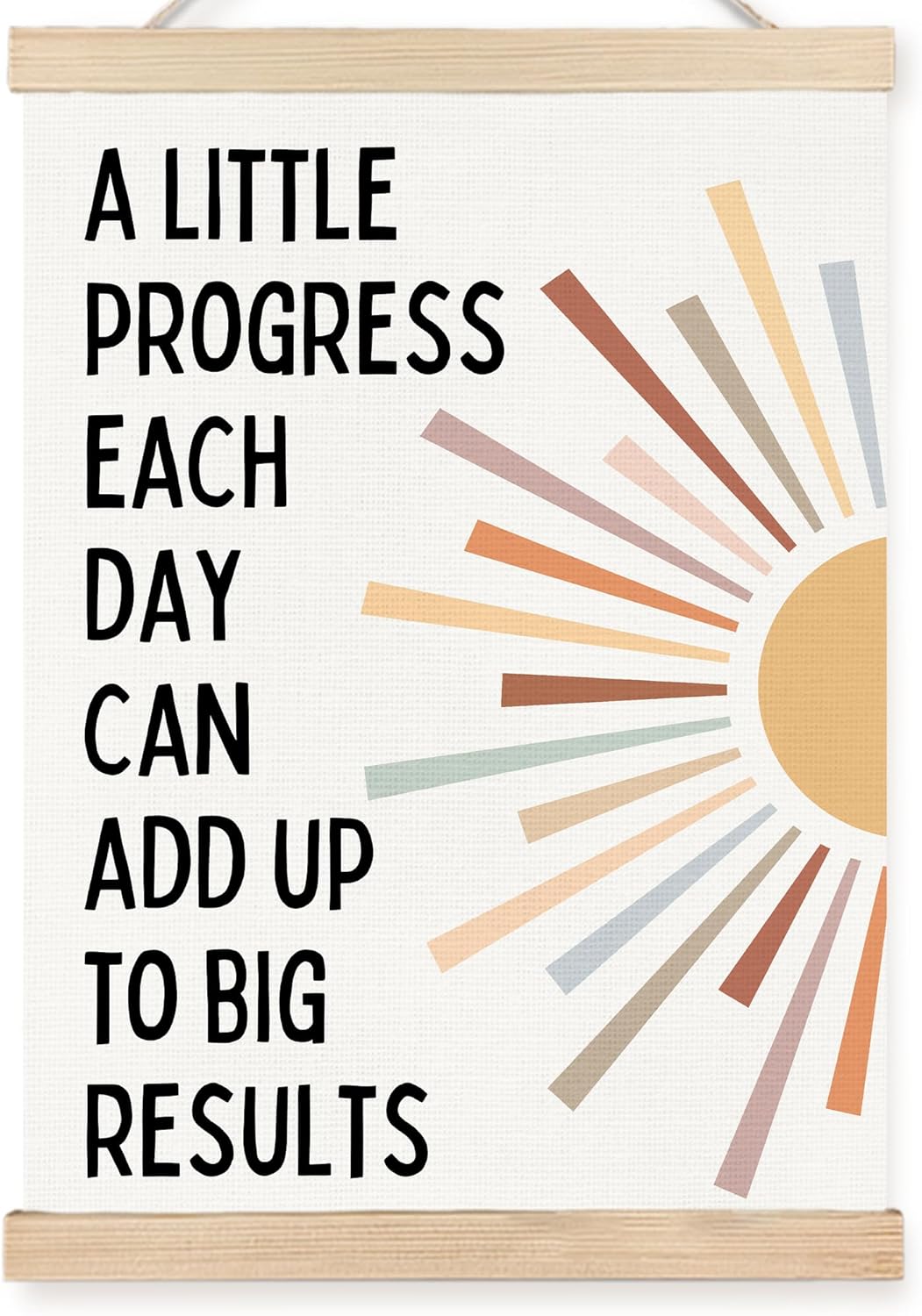 Póster motivacional Boho Sunshine inspirador para aula