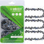 3 Pzas Cadena Motosierra 6" 1/4" LP 37DL .043"