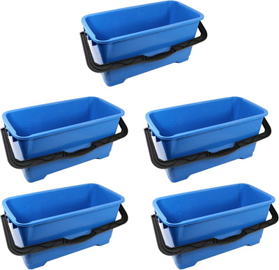 Cubo limpieza 6gal set 5 con 2 boquillas mango cómodo