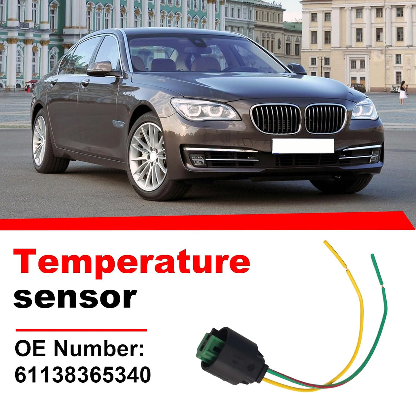 Conector sensor temperatura aire Benz A B C E S CLS CL GLA GLC GLE GLK GLS GL G ML R SLC SLK SLS SL 2000-25