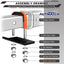 Tensor enganche anti-traqueteo para remolque 2.5pulg goma doble