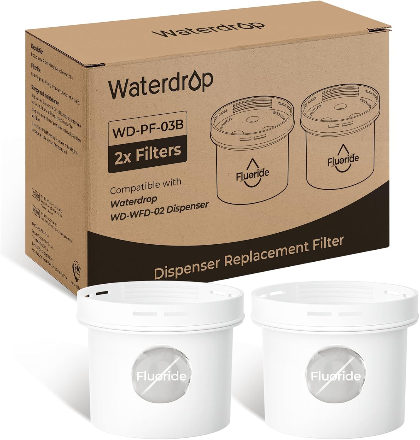 Filtro reducción flúor PFOA/PFOS 150gal 2meses