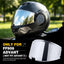 Visera casco Advant FF906 repuesto cromo plateado