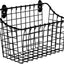 Cesta alambre pared negro mate organiz. cocina