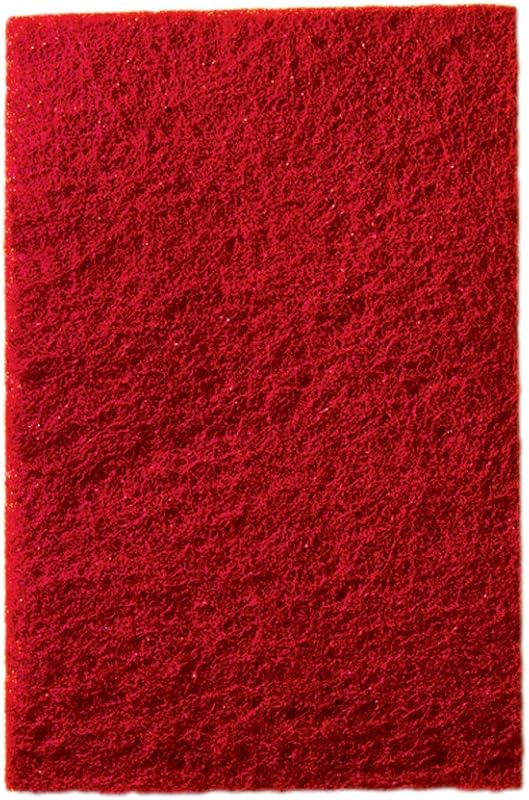 Almohadillas pulido seco 12x18pulg rojo pack 5 madera dura