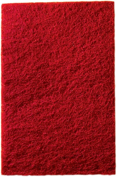 Almohadillas pulido seco 12x18pulg rojo pack 5 madera dura