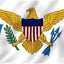 Bandera Islas Vírgenes 3x5ft poliéster doble costura