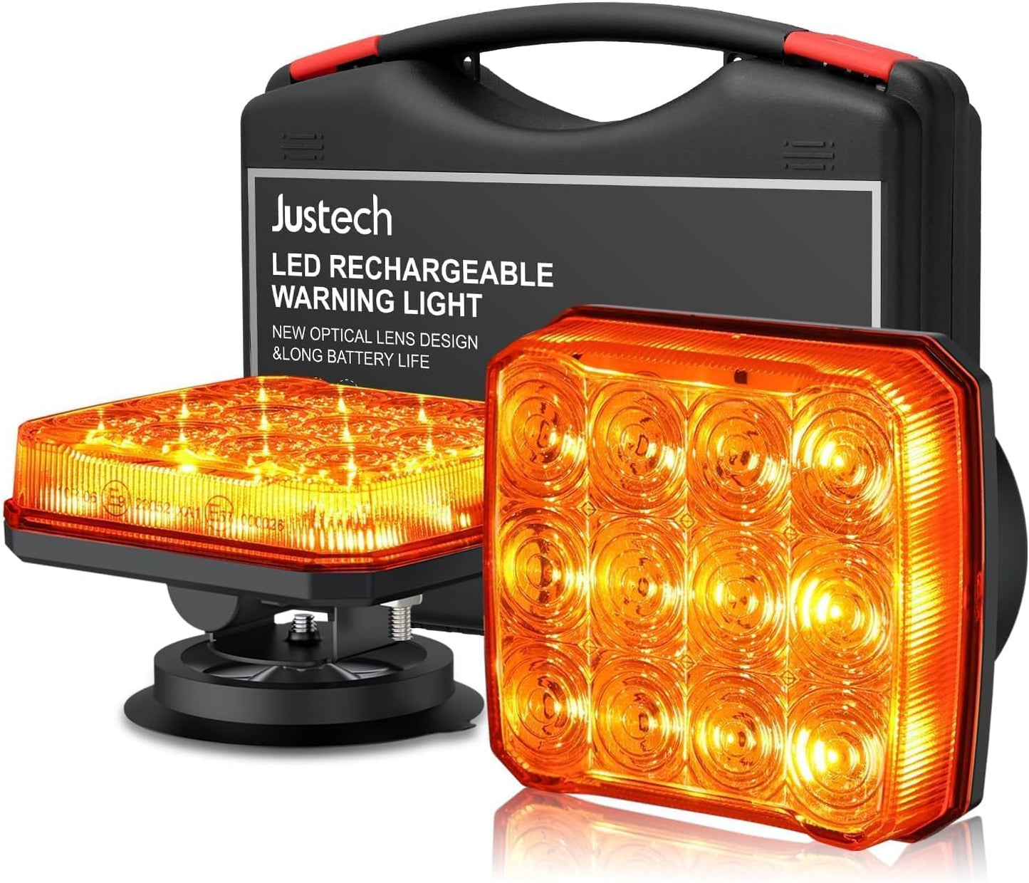 Kit 2 luces magnéticas inalámbricas 12 LED recargables