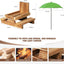 Comedero ardillas paraguas para exteriores mesa picnic