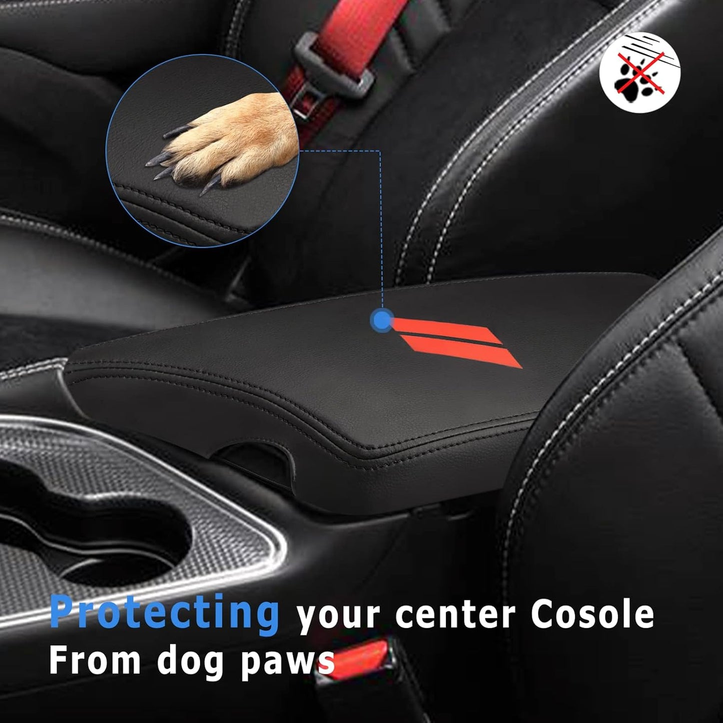 Funda reposabrazos consola Dodge Challenger