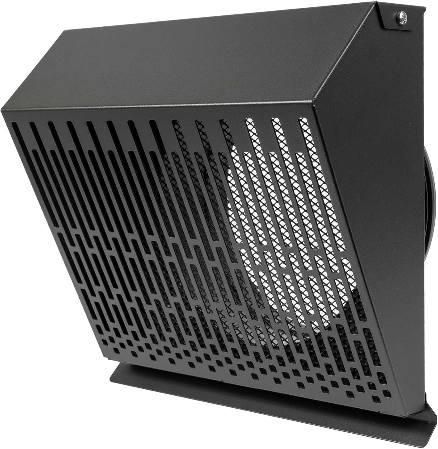 Cubierta ventilación escape 8pulg acero galvanizado negro