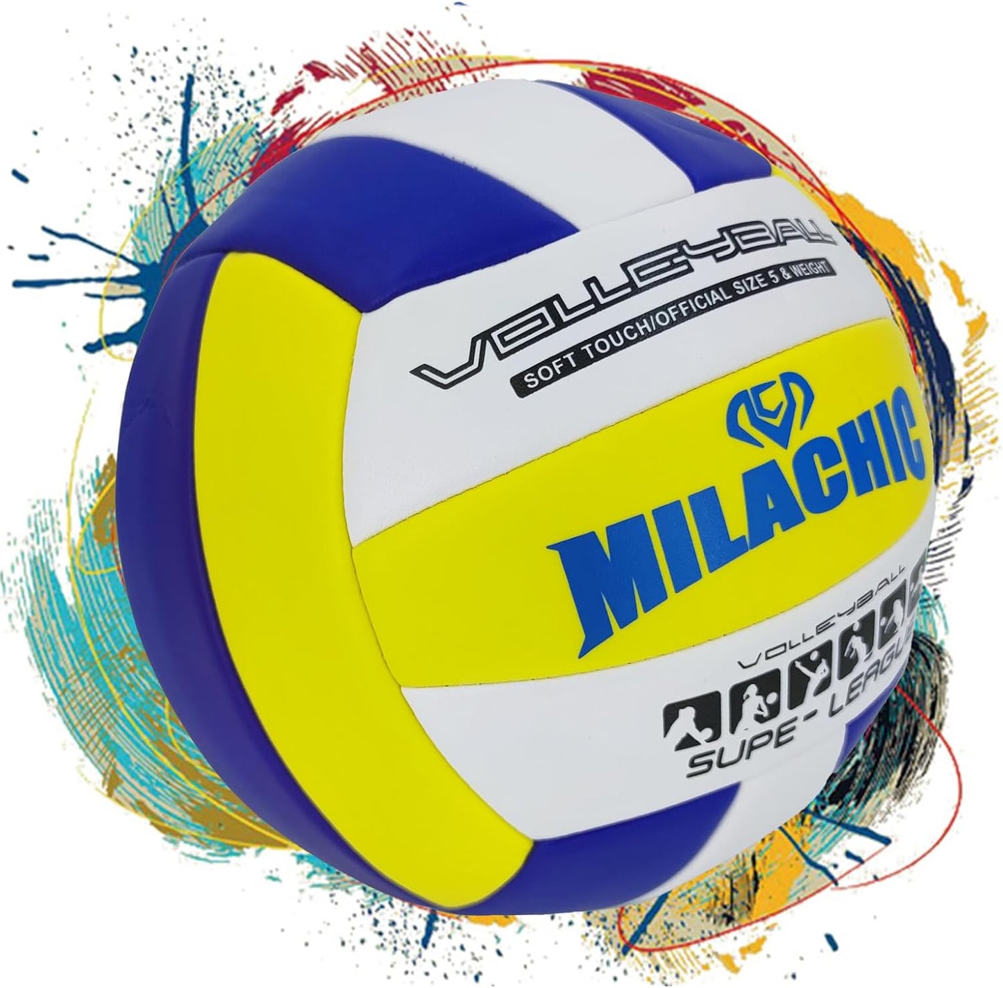 Pelota voleibol personalizada con nombre tamaño 5