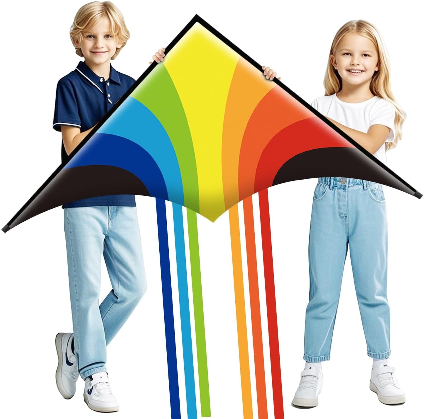 Kite para niños 4-8 y adultos fáciles de volar playa