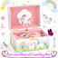 Caja joyería musical unicornio dorado canción Beautiful