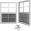 2 Ventanas corredizas cobertizo 18x27 vidrio templado malla