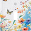Placa interruptor floral botánica vintage para baño