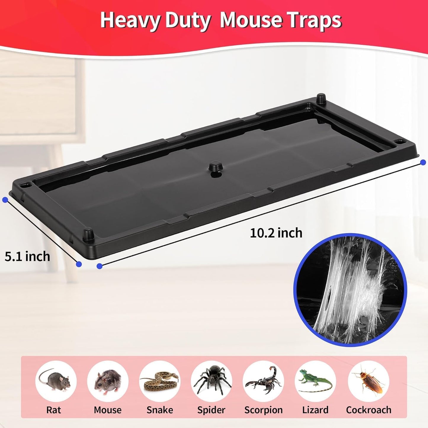 Trampas adhesivas para ratones y roedores 14uds